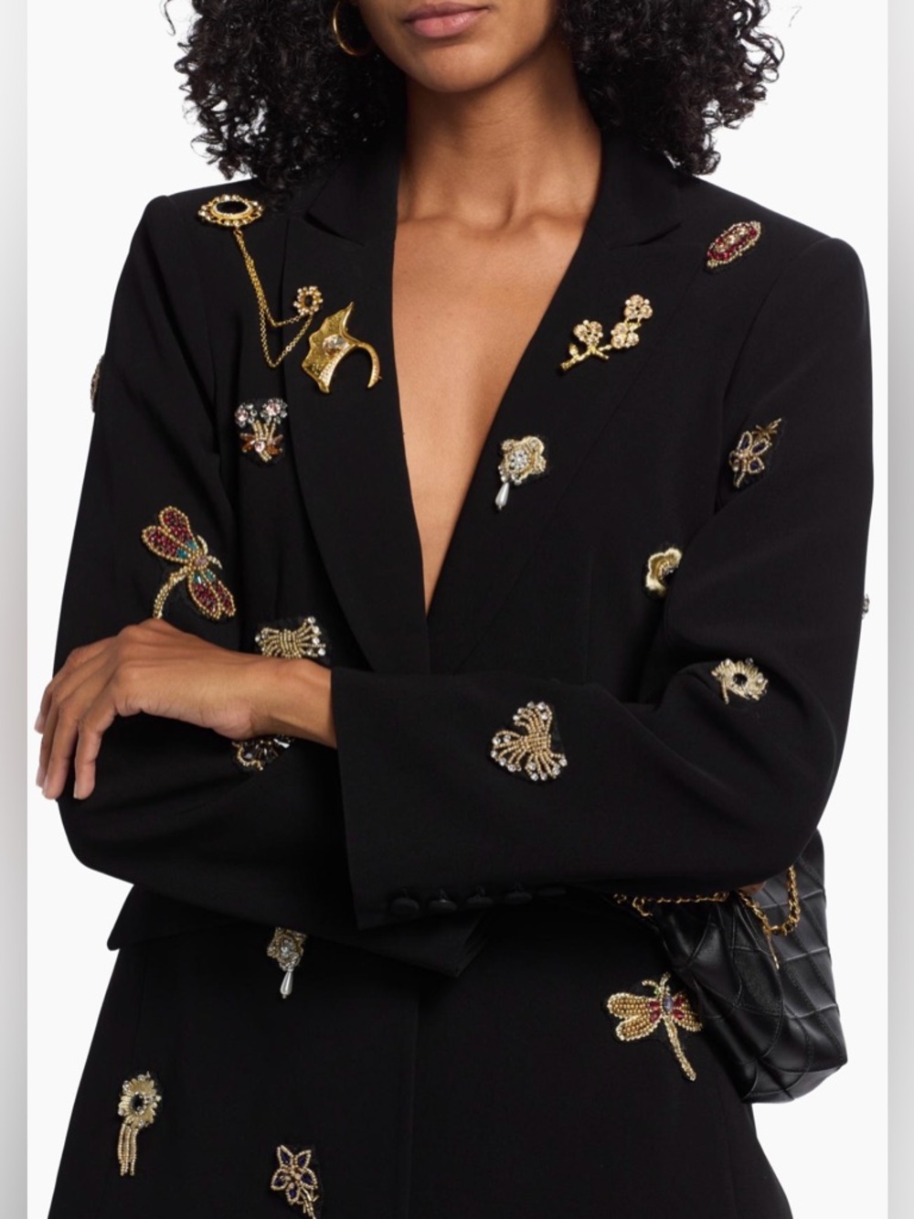 Cinq a Sept Cheyenne Brooches Blazer - Picture 5 of 13